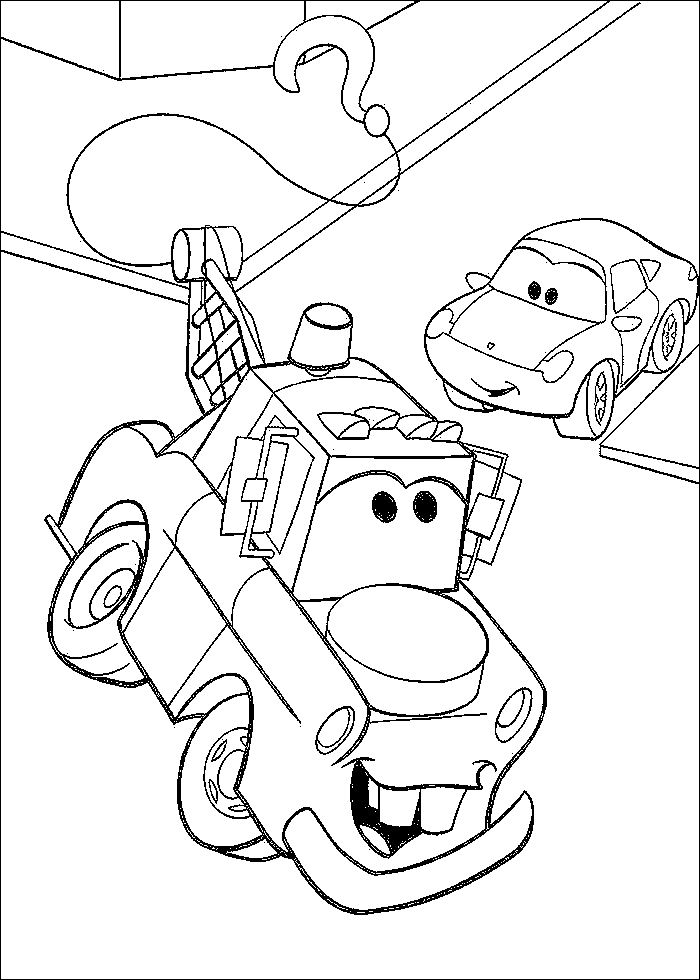 Plansa de colorat cu Cars pixar 83 216